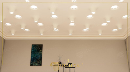 Minimalist Tasarımda Geometrik Derinlik Sunan Poliüretan Tavan Sistemleri