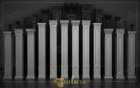 Modern ve Klasik Formların Buluştuğu Poliüretan Pilaster Sütun Serisi