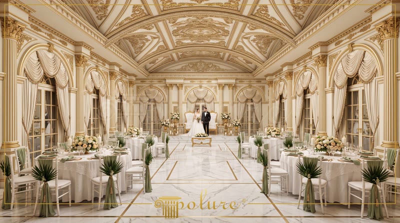 Decor din Poliuretan Pentru Săli de Nunți și Ballroom-uri