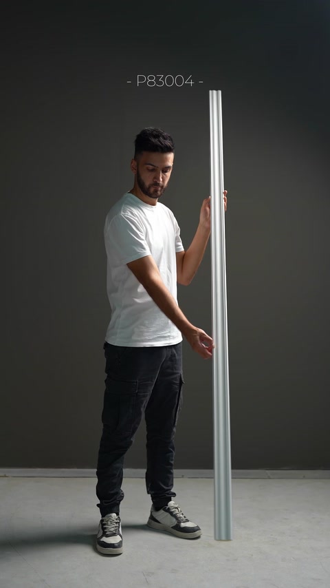 Cornișă minimalistă foarte îngustă, cu caneluri longitudinale discrete