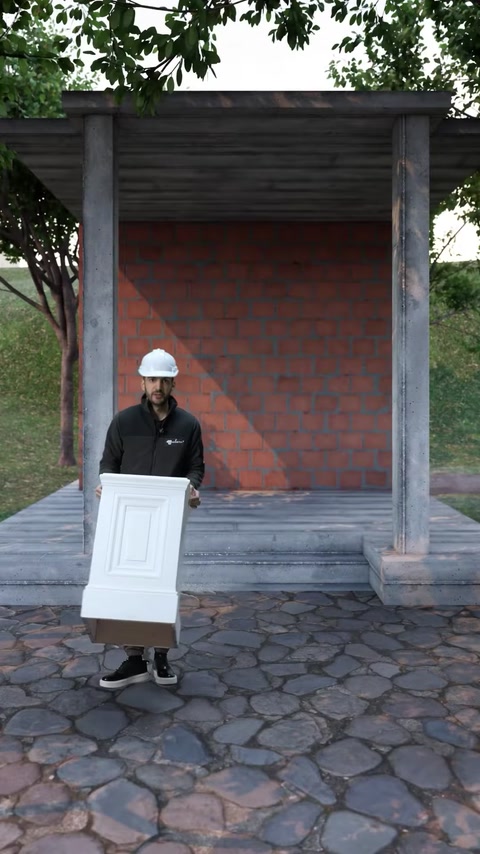 Trei produse din poliuretan transformate într-o capodoperă arhitecturală