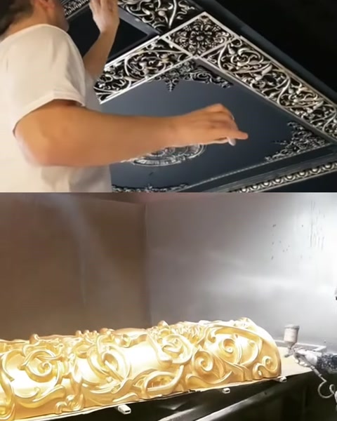 Vopsele Decorative Polure: Eleganța Aurului și Argintului pentru Interior și Exterior — 0:04