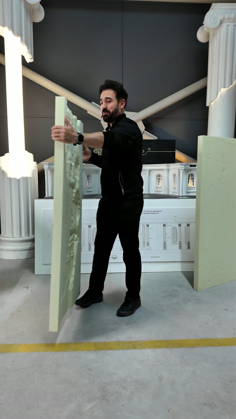 Basorelief Istanbul personalizat pentru decorarea unui perete interior