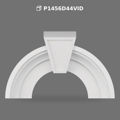 Arcadă Semicirculară din Poliuretan pentru Decor Portal
