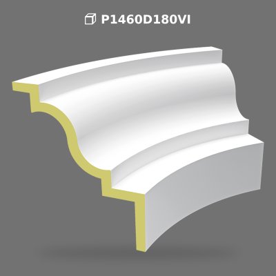 Arcadă Curbată din Poliuretan pentru Decor Ferestre și Uși