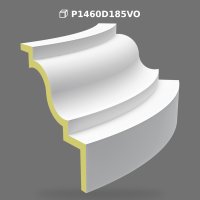 Element Decorativ de Boltă Curbată din Poliuretan