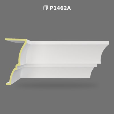 Cornișă decorativă din poliuretan pentru fațadă și interior