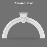 Arcadă Decorativă Semicirculară din Poliuretan