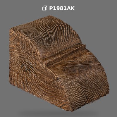 Consolă Decorativă din Poliüretan cu Aspect de Lemn