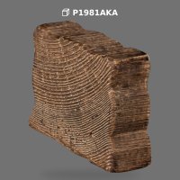 Capăt de Grindă Decorativ din Poliuretan cu Textură Lemn