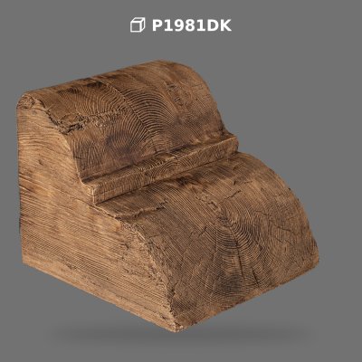 Consolă Decorativă din Poliuretan P1981DK Aspect Lemn