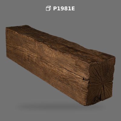 Grindă Decorativă din Poliuretan cu Aspect de Lemn Rustic