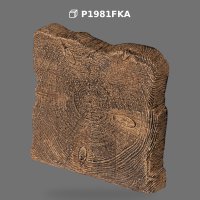 Capăt de Grindă Decorativ din Poliuretan Aspect Lemn Rustic