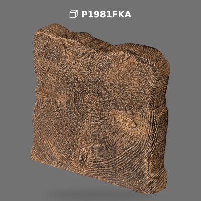 Capăt de Grindă Decorativ din Poliuretan Aspect Lemn Rustic