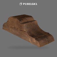 Consolă Decorativă din Poliuretan cu Aspect de Lemn Rustic