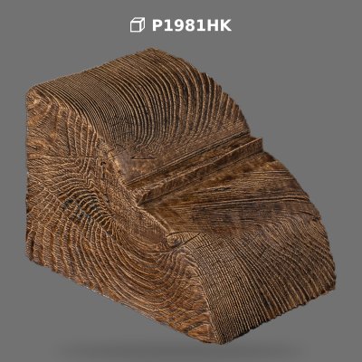 Consolă Decorativă din Poliüretan cu Aspect de Lemn