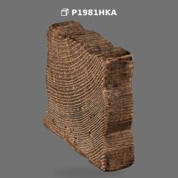 Capăt de Grindă din Poliuretan cu Textură de Lemn Rustic