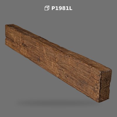 Grindă Decorativă din Poliüretan cu Aspect de Lemn Rustic