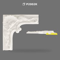 Colțar Decorativ din Poliuretan P2002K pentru Chenare și Tavane