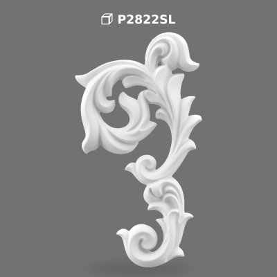 Ornament Decorativ din Poliuretan pentru Perete și Mobilă