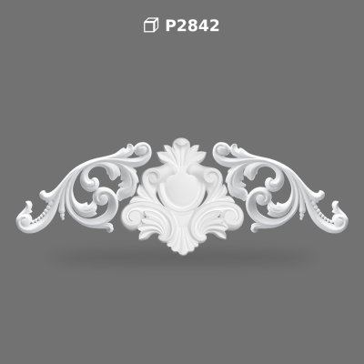 Fronton Decorativ Poliuretan P2842 pentru Uși și Ferestre