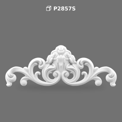 Fronton Decorativ Poliüretan P2857S Model Clasic pentru Uși