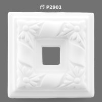 Element Decorativ din Poliuretan P2901 Model Pătrat cu Flori