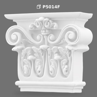 Capitel Pilastru din Poliuretan pentru Decor Interior și Exterior