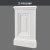P5015BP Bază Decorativă pentru Pilastru din Poliuretan 4x17x30 cm, vedere produs