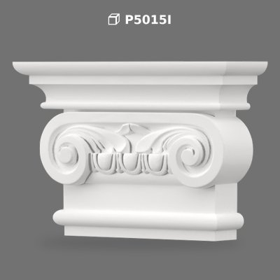 Capitel de Pilastru din Poliuretan Model Clasic Ionic