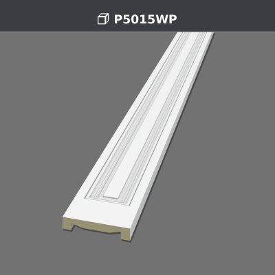 Pilastru Decorativ din Poliuretan cu Model Panel Clasic