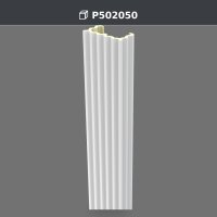 Pilastru decorativ canelat 10x20x240 cm din poliuretan – P502050