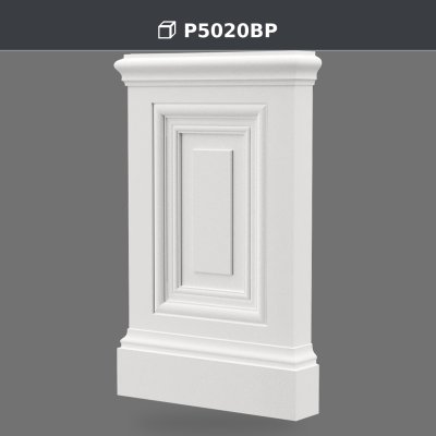 Bază de Pilastru din Poliuretan pentru Decor Perete