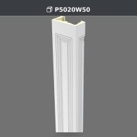 Pilastru decorativ din poliuretan 10x20x240 cm pentru perete – P5020W50