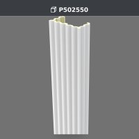 Pilastru decorativ canelat 13x25x240 cm din poliuretan – P502550