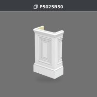 Bază decorativă pentru pilastru din poliuretan 14x28x46 cm – P5025B50