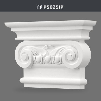 Capitel Pilastru Decorativ din Poliuretan pentru Perete