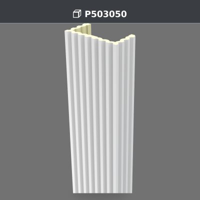 P503050 Pilastru decorativ din poliuretan 15x30x240 cm, fotografie produs
