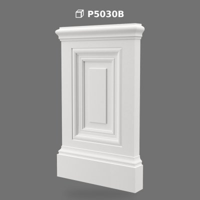 Bază Soclu de Profil pentru Pilastru din Poliuretan