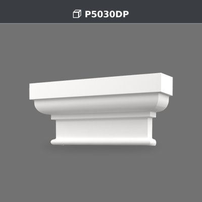 Capitel Pilastru Decorativ din Poliuretan P5030DP