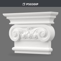 Capitel din Poliuretan pentru Pilastru Decorativ de Perete