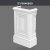 P5040B50 Bază de pilastru 23x45x75 cm din poliuretan decorativ, vedere produs