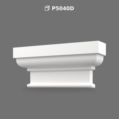 Capitel Pilastru Decorativ din Poliuretan pentru Perete