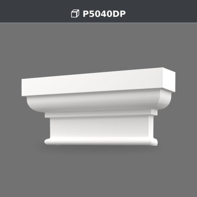 Capitel Pilastru Decorativ din Poliuretan pentru Perete