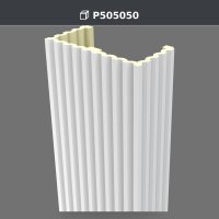 Pilastr cu caneluri 25 x 50 x 240 cm din poliuretan – P505050