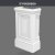 P5050B50 Soclu Decorativ pentru Pilastru din Poliuretan 28x55x94 cm, vedere produs