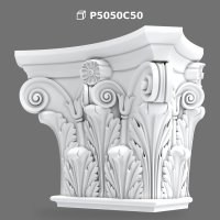 Capitel Decorativ din Poliuretan pentru Pilastru Clasic