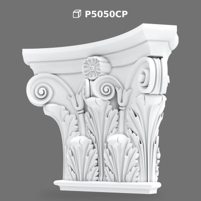 Capitel Pilastru din Poliuretan pentru Coloane Decorative