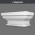 P5050D50 Capitel de pilastru decorativ 34x69x32 cm din Poliuretan, vedere produs