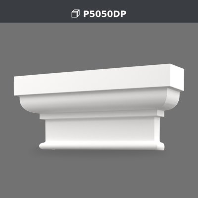 Capitel Pilastru din Poliuretan pentru Decor Perete